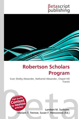 Robertson Scholars Program