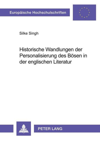 Historische Wandlungen der Personalisierung des Bösen in der englischen Literatur