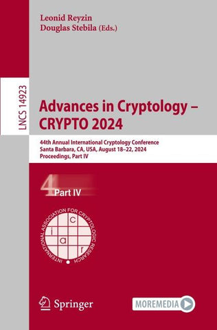 Advances in Cryptology – CRYPTO 2024