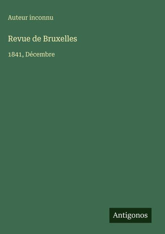 Revue de Bruxelles