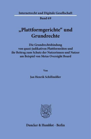 "Plattformgerichte" und Grundrechte