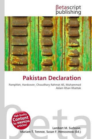 Pakistan Declaration