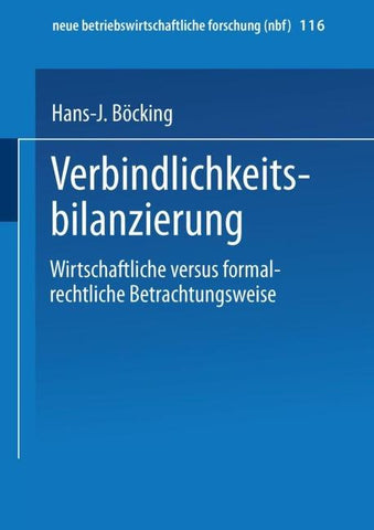 Verbindlichkeitsbilanzierung