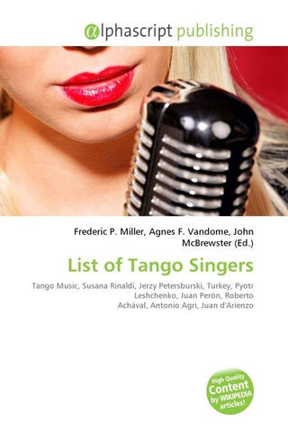 List of Tango Singers