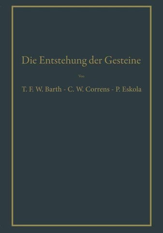 Die Entstehung der Gesteine
