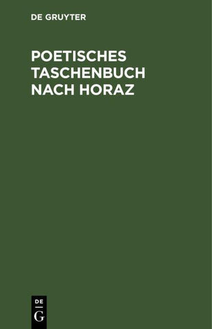 Poetisches Taschenbuch nach Horaz