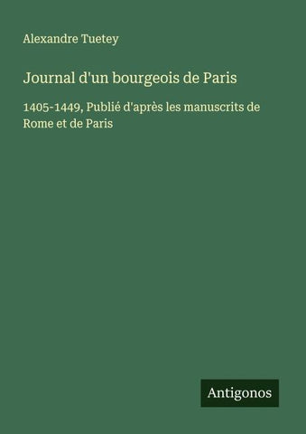 Journal d'un bourgeois de Paris