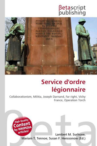 Service d'ordre légionnaire