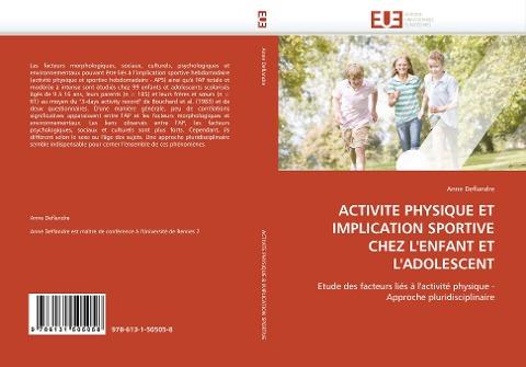 ACTIVITE PHYSIQUE ET IMPLICATION SPORTIVE CHEZ L''ENFANT ET L''ADOLESCENT