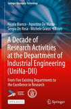 A Decade of Research Activities at the Department of Industrial Engineering (UniNa-DII)