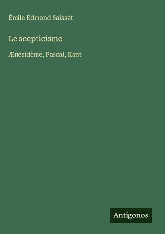Le scepticisme