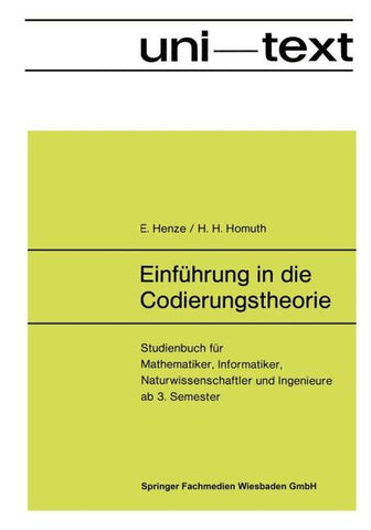 Einführung in die Codierungstheorie