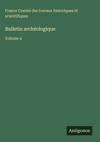Bulletin archéologique