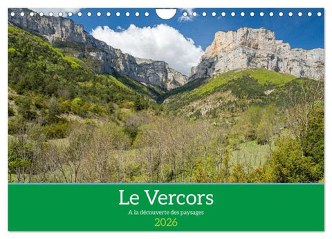 Le Vercors, à la découverte des paysages (Calendrier mural 2026 DIN A4 vertical), CALVENDO calendrier mensuel