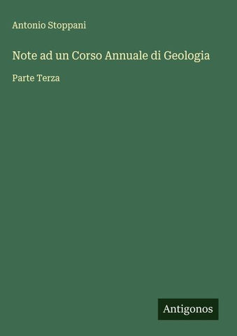 Note ad un Corso Annuale di Geologia