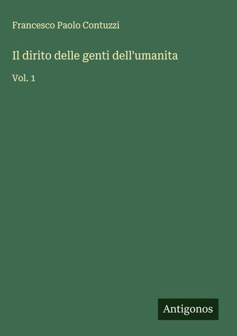 Il dirito delle genti dell'umanita
