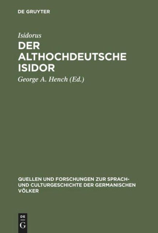 Der althochdeutsche Isidor