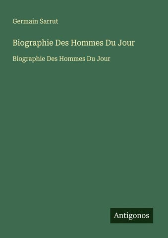 Biographie Des Hommes Du Jour