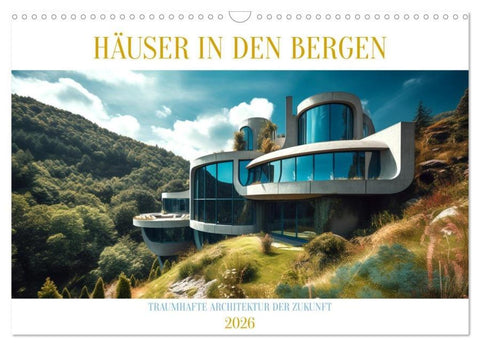 Häuser in den Bergen (Wandkalender 2026 DIN A3 quer), CALVENDO Monatskalender