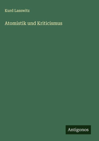 Atomistik und Kriticismus