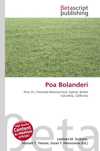 Poa Bolanderi