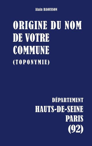 Origine du nom de votre commune