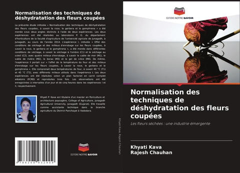Normalisation des techniques de déshydratation des fleurs coupées