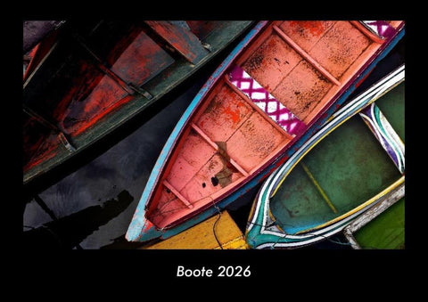 Boote 2026 Fotokalender DIN A3