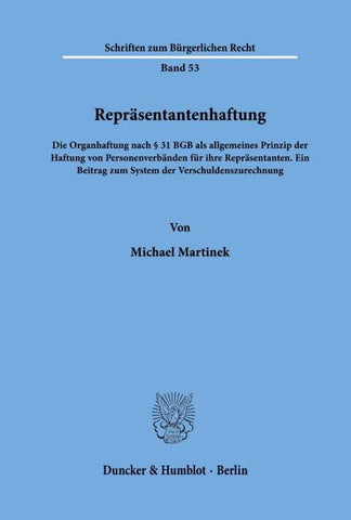 Repräsentantenhaftung.