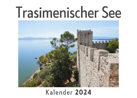 Trasimenischer See (Wandkalender 2024, Kalender DIN A4 quer, Monatskalender im Querformat mit Kalendarium, Das perfekte Geschenk)