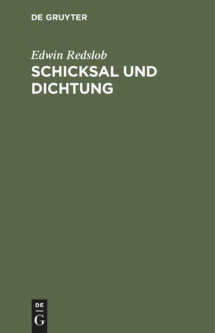 Schicksal und Dichtung