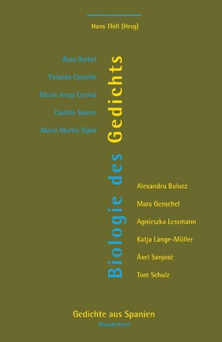 Biologie des Gedichts