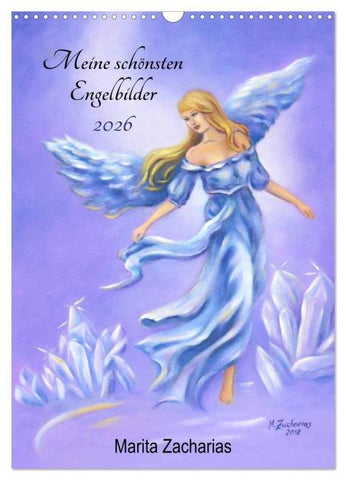 Meine schönsten Engelbilder - Marita Zacharias (Wandkalender 2026 DIN A3 hoch), CALVENDO Monatskalender