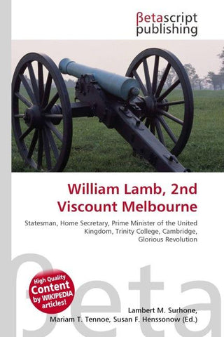 William Lamb, 2nd Viscount Melbourne