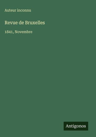 Revue de Bruxelles