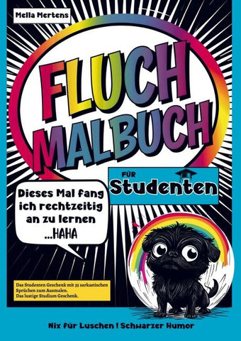 Fluch Malbuch für Studenten