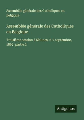 Assemblée générale des Catholiques en Belgique