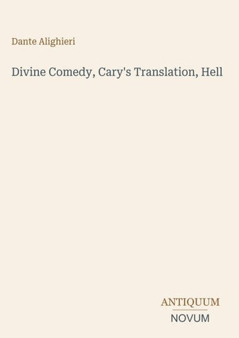 Divine Comedy, Cary's Translation, Hell