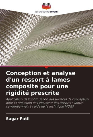 Conception et analyse d'un ressort à lames composite pour une rigidité prescrite