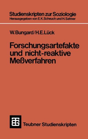 Forschungsartefakte und nicht-reaktive Meßverfahren