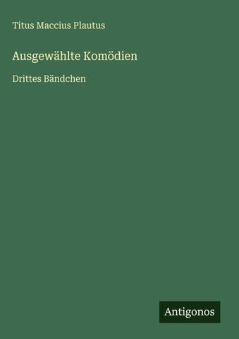 Ausgewählte Komödien