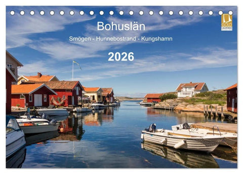 Bohuslän. Smögen - Hunnebostrand - Kungshamn (Tischkalender 2026 DIN A5 quer), CALVENDO Monatskalender