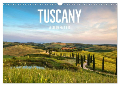 Tuscany A color palette (Wall Calendar 2026 DIN A3 landscape), CALVENDO 12 Month Wall Calendar
