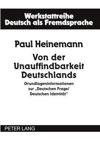 Von der Unauffindbarkeit Deutschlands