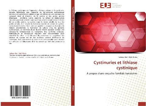 Cystinuries et lithiase cystinique