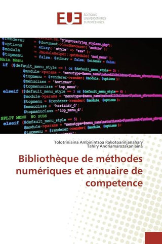Bibliothèque de méthodes numériques et annuaire de competence