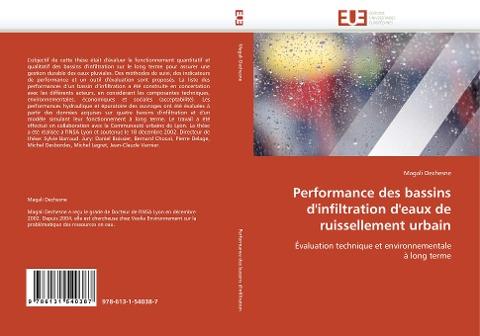 Performance des bassins d''infiltration d''eaux de ruissellement urbain