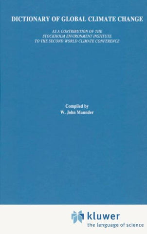 Dictionary of Global Climate Change