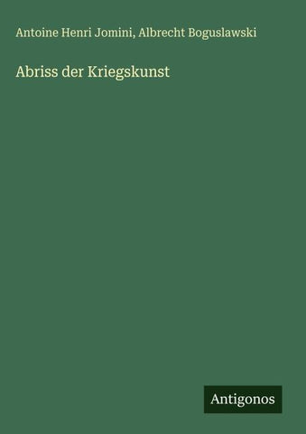 Abriss der Kriegskunst