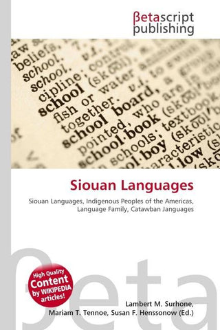 Siouan Languages